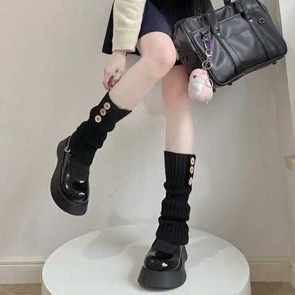 Coquette Lolita Ribbon Knit Leg Warmers