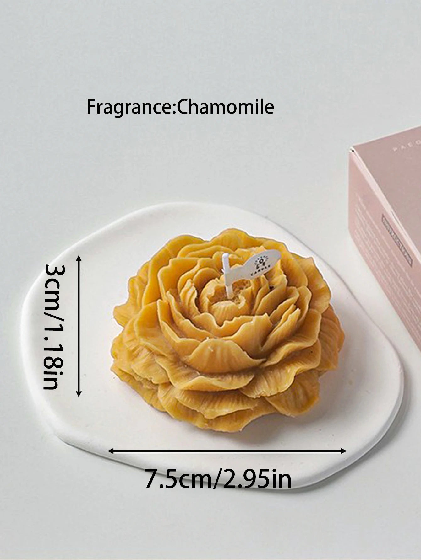 Coquette Peony Flower Scented Candle