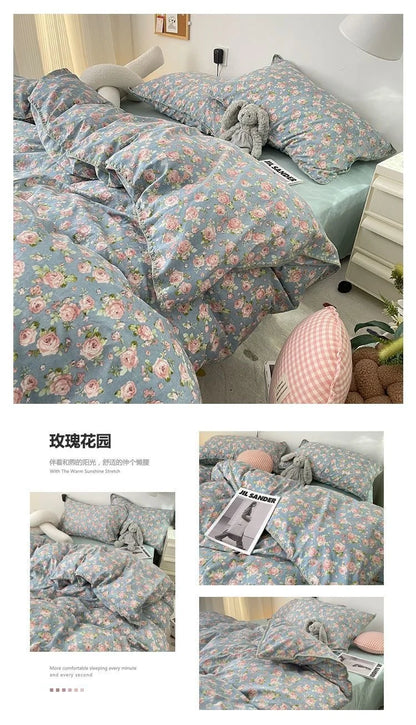 Coquette Charming Cherry Ruffle Bedding Set