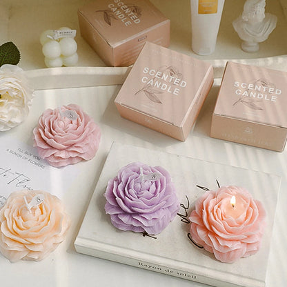 Coquette Peony Flower Scented Candle