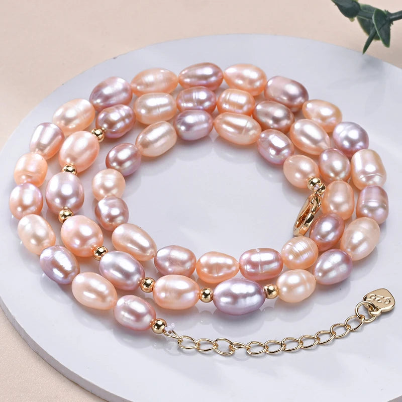 Coquette Charm Pearl Necklace