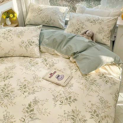 Coquette Soft Enchanted Garden Floral Bedding Set