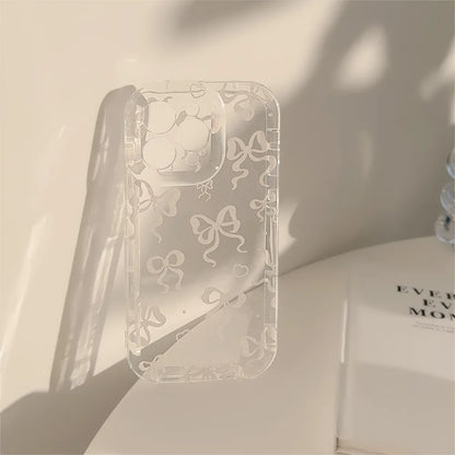 Coquette Colorful Bow Print Phone Case