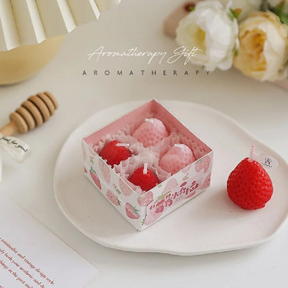 Coquette Strawberry Scented Candle Gift Box