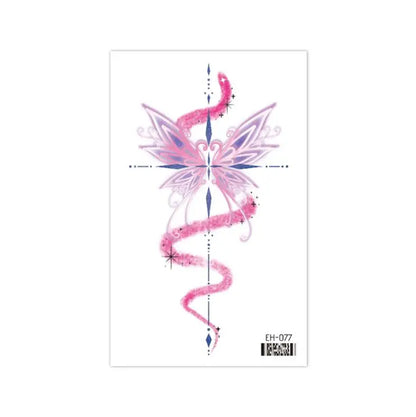 Coquette Twinkle Colorful Temporary Tattoo Sticker