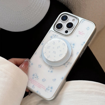 Coquette Serenity Amongst Blue Blossoms Phone Case