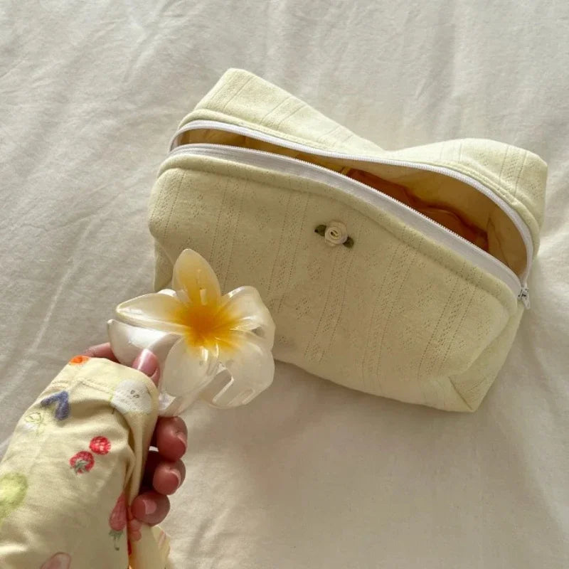 Coquette Cozy Twinkle Floral Makeup Case