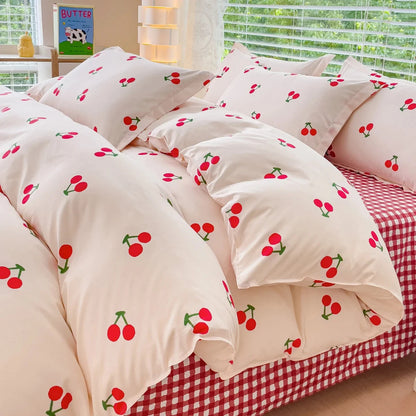 Coquette Soft Enchanted Garden Floral Bedding Set