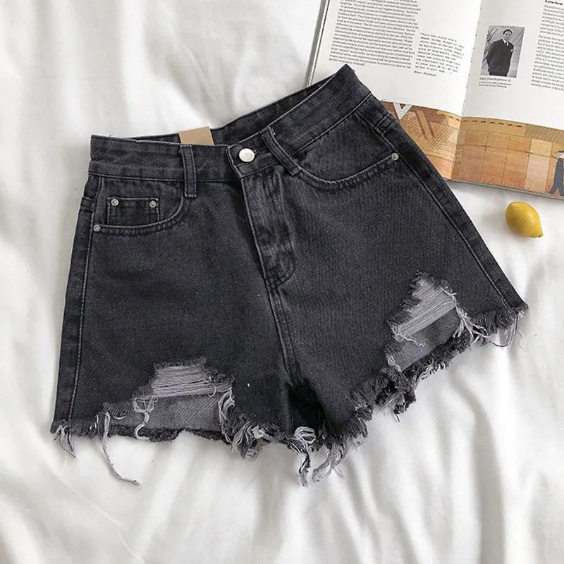Sweet Summer Ripped Denim Shorts