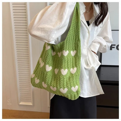 Coquette Love You More Crochet Shopper