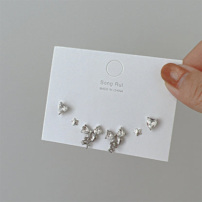 Adorable Coquette Pink Heart Earrings
