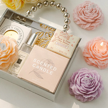 Coquette Peony Flower Scented Candle