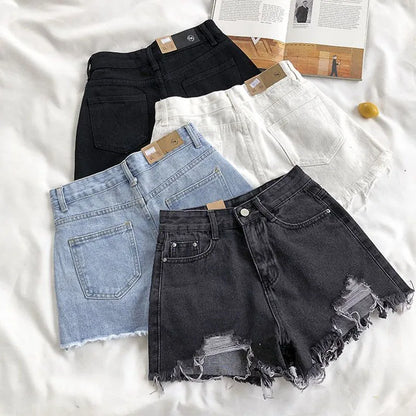 Sweet Summer Ripped Denim Shorts