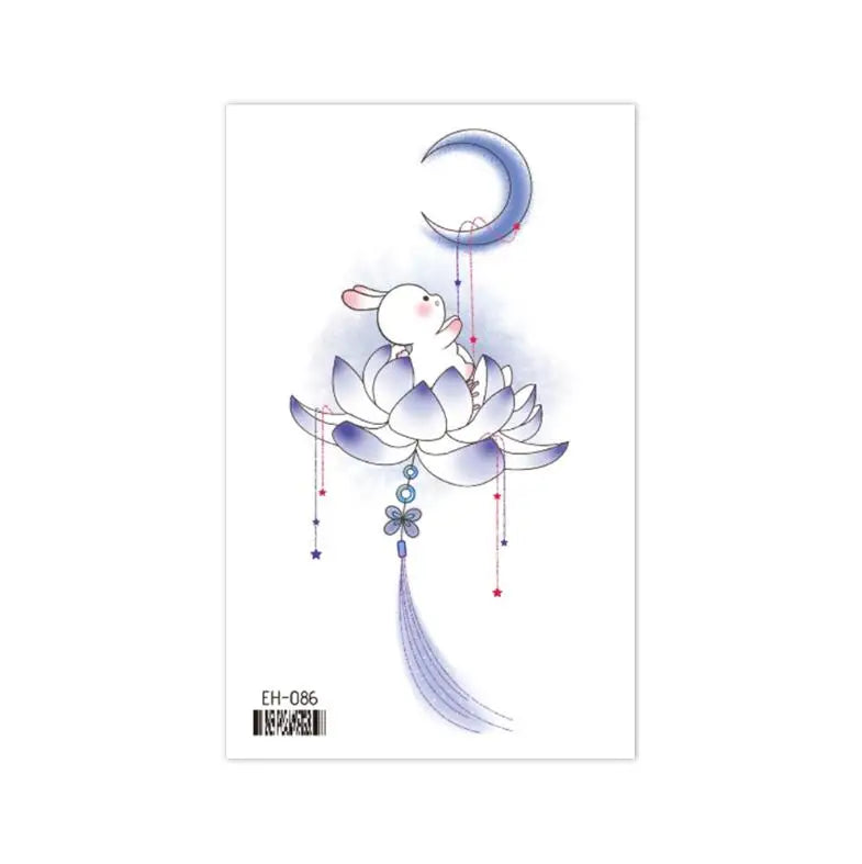 Coquette Twinkle Colorful Temporary Tattoo Sticker