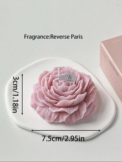 Coquette Peony Flower Scented Candle