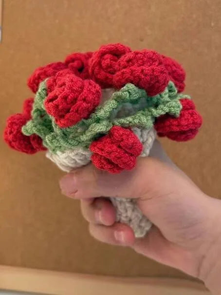 Coquette Handwoven Rose Bouquet Coaster