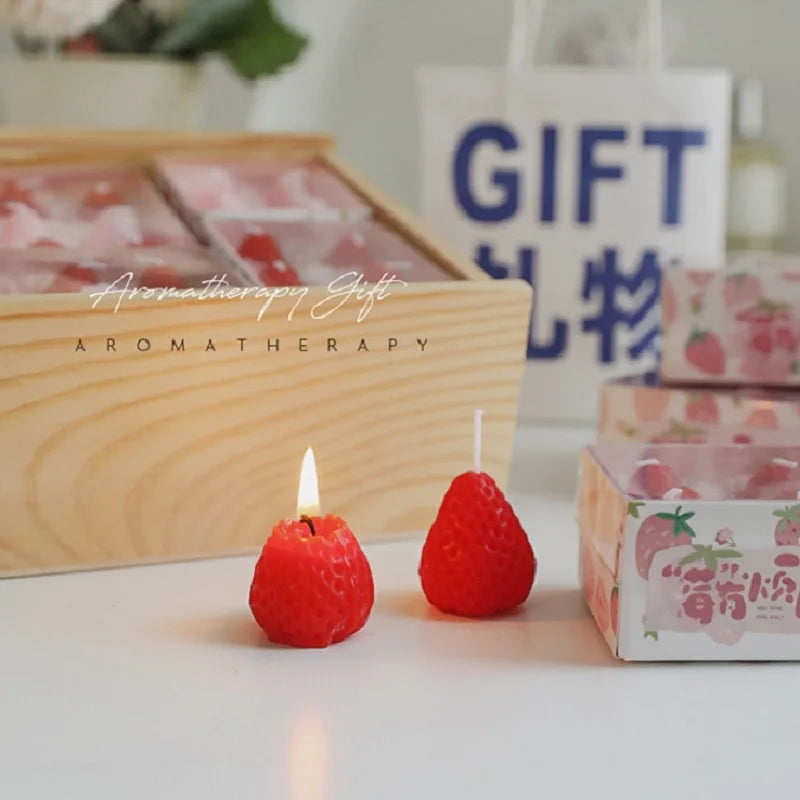 Coquette Strawberry Scented Candle Gift Box