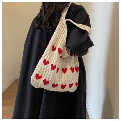 Coquette Love You More Crochet Shopper