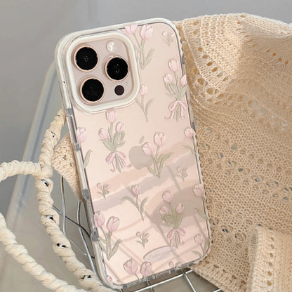 Coquette Pink Tulip Bouquet Phone Case
