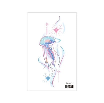 Coquette Twinkle Colorful Temporary Tattoo Sticker