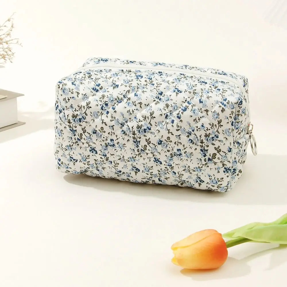 Coquette Floral Makeup Bag