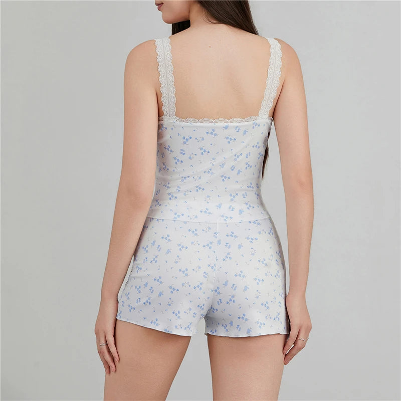 Coquette Ethereal Lace Dreams Sleepwear Set