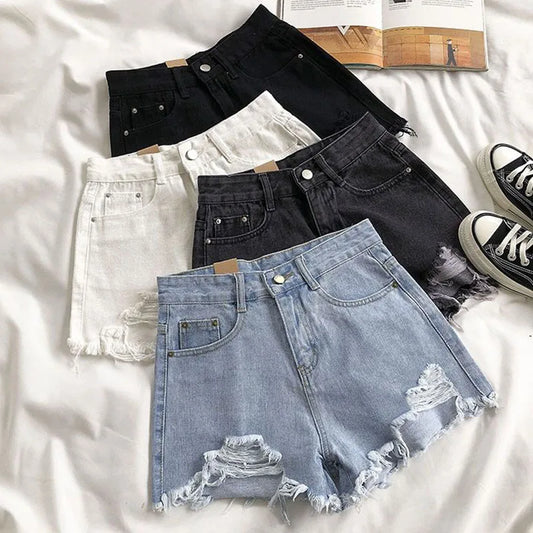 Sweet Summer Ripped Denim Shorts