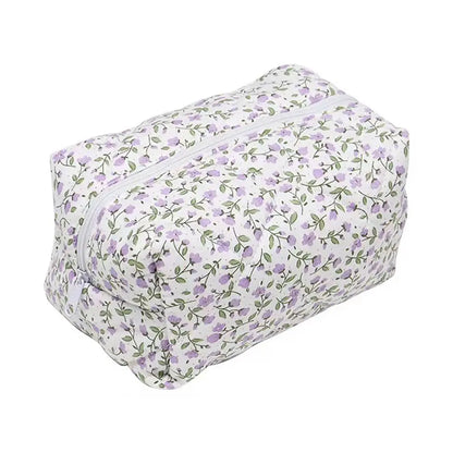 Coquette Floral Makeup Bag
