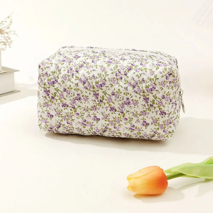 Coquette Floral Makeup Bag