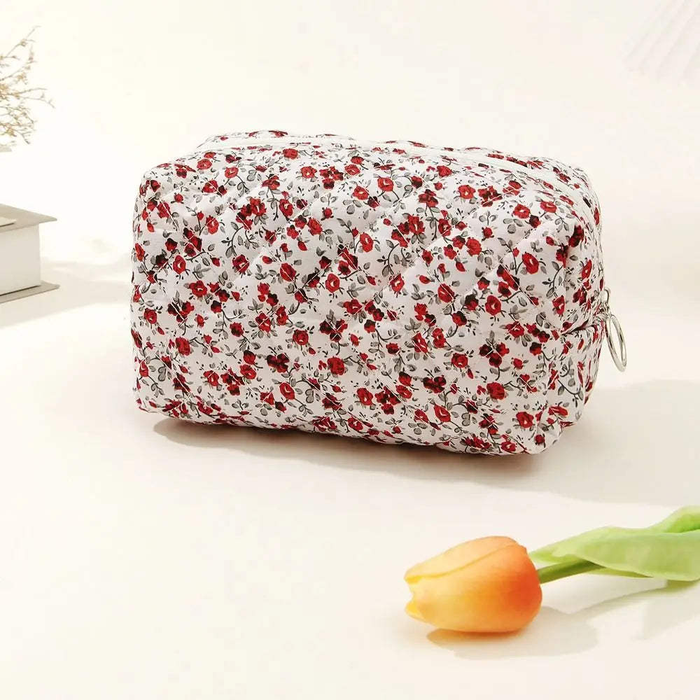 Coquette Floral Makeup Bag