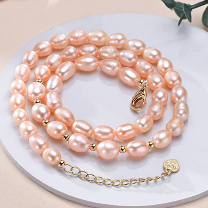 Coquette Charm Pearl Necklace