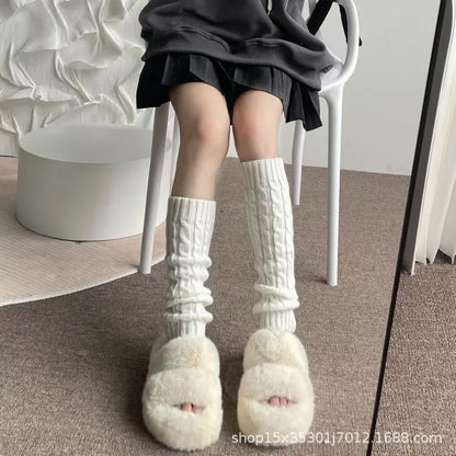 Coquette Lolita Ribbon Knit Leg Warmers