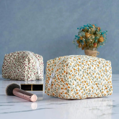 Coquette Floral Makeup Bag