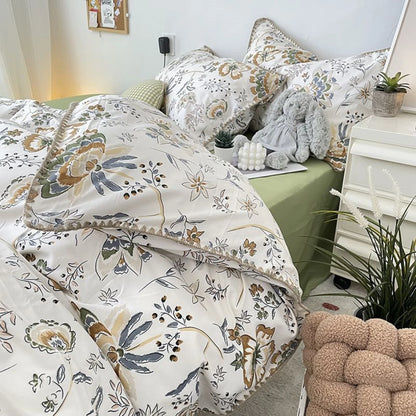 Coquette Charming Cherry Ruffle Bedding Set