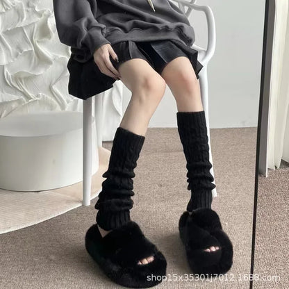 Coquette Lolita Ribbon Knit Leg Warmers