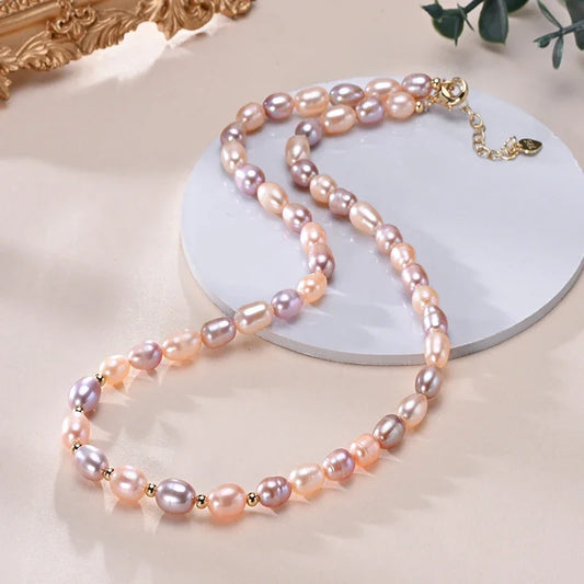 Coquette Charm Pearl Necklace
