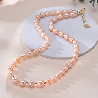 Coquette Charm Pearl Necklace
