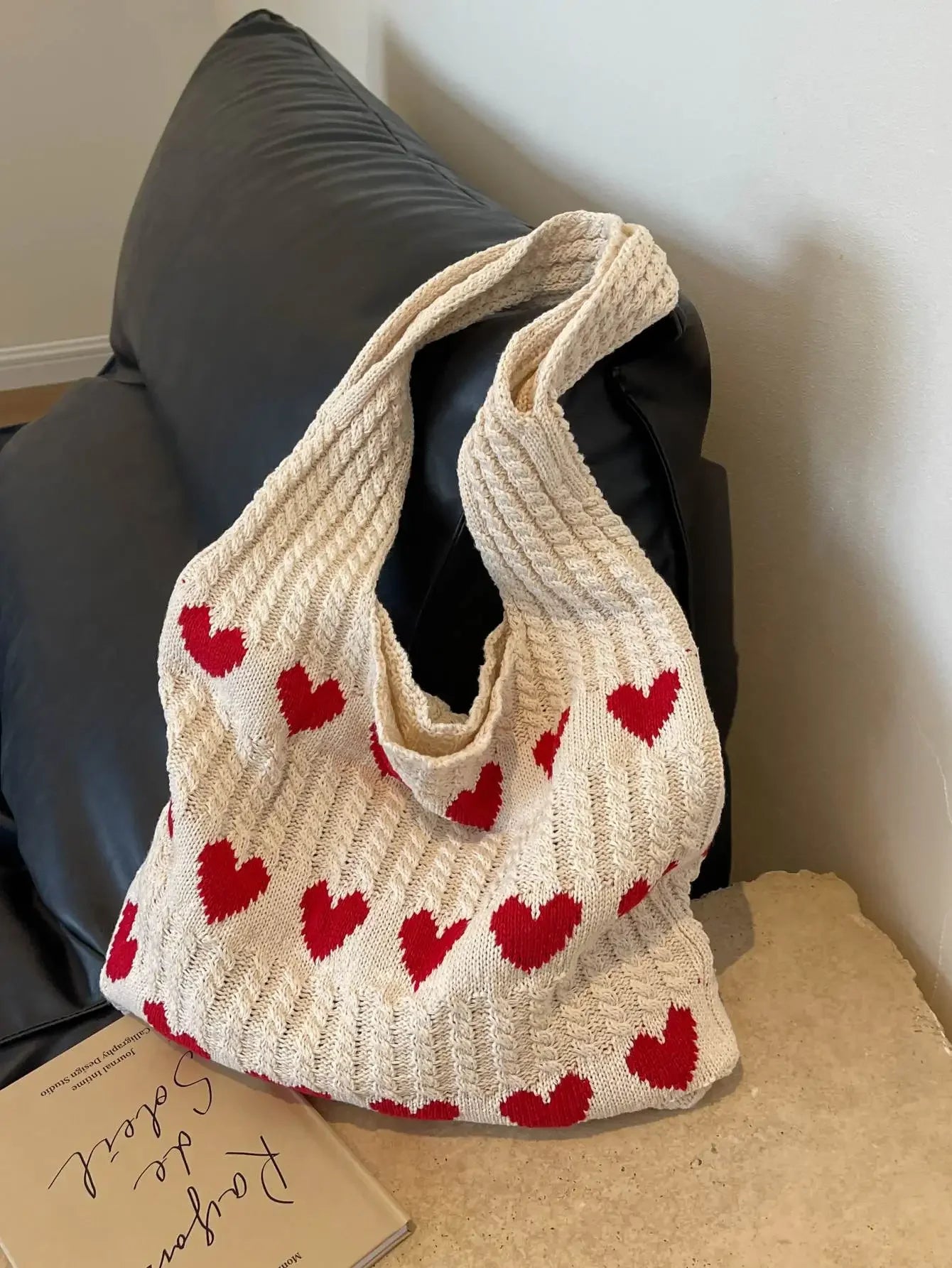Coquette Love You More Crochet Shopper