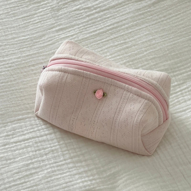Coquette Cozy Twinkle Floral Makeup Case