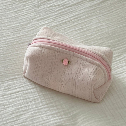 Coquette Cozy Twinkle Floral Makeup Case