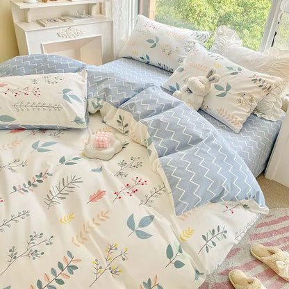 Coquette Soft Enchanted Garden Floral Bedding Set