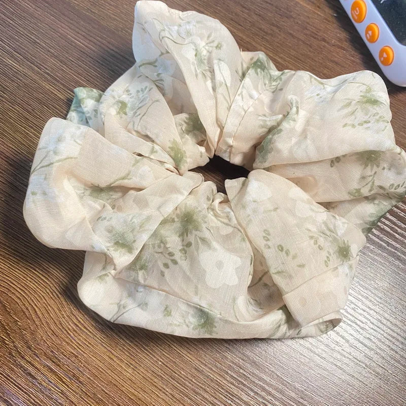 Coquette Vintage Lace Bow Scrunchie