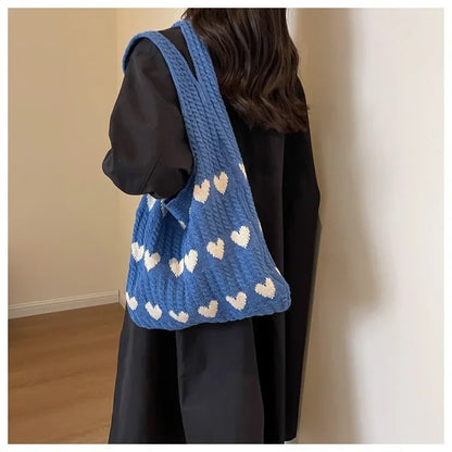 Coquette Love You More Crochet Shopper