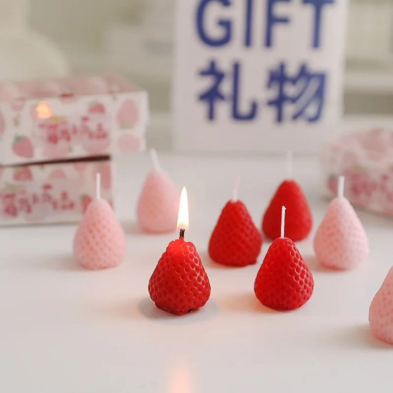 Coquette Strawberry Scented Candle Gift Box