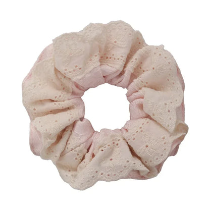 Coquette Cloud Petal Lace Scrunchie