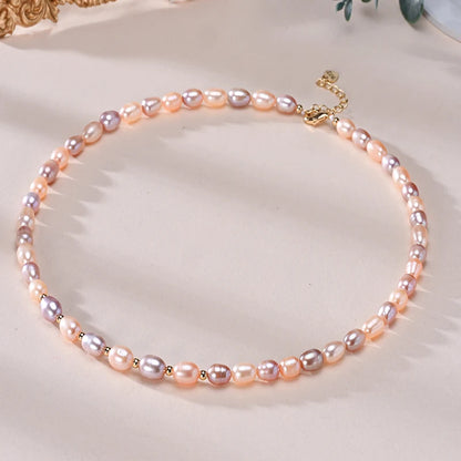 Coquette Charm Pearl Necklace