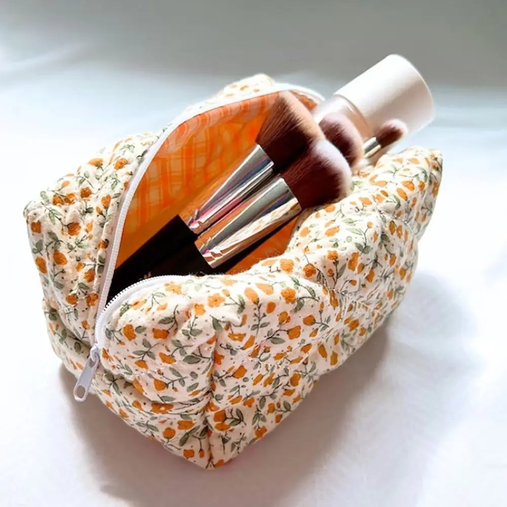 Coquette Floral Makeup Bag