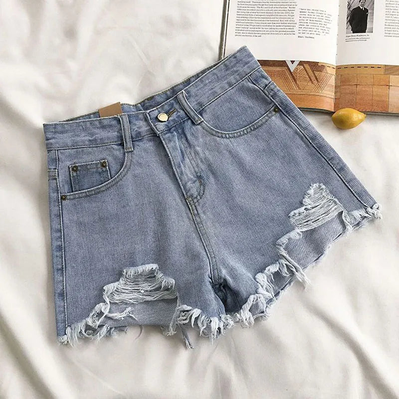 Sweet Summer Ripped Denim Shorts