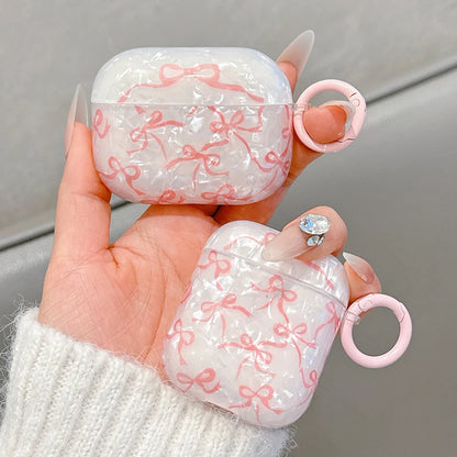 Coquette Pink Bow and Butterfly Charm Case