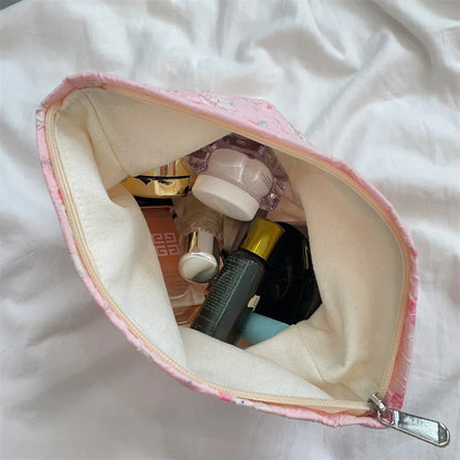 Embossed Cartoon Cosmetic Bag for Women